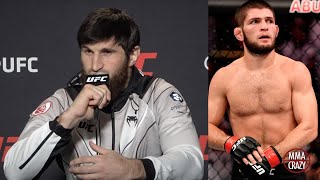 Magomed Ankalaev praises Khabib Nurmagomedov hes on another level [upl. by Gabriello]