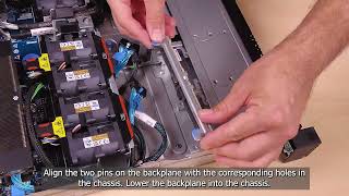 Lenovo ThinkSystem SR630 V4 installing a front 25inch drive backplane [upl. by Naols]