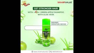 Smart Value Green Apple Shampoo  Best Hair Care Shampoo shampoo haircare hairgrowth [upl. by Ardnat623]