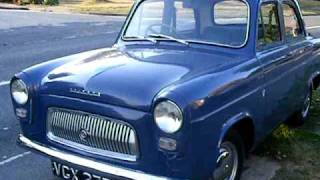 OUR 1958 FORD PREFECT 100E CLASSIC CAR 1172cc WESTMINSTER BLUE 2692009 Essex England [upl. by Isabelle419]