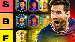 RANKING THE BEST ATTACKERS IN FIFA 22 🔥  FIFA 22 Ultimate Team Tier List October [upl. by Sileas972]