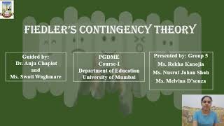 Fiedlers Contingency Model [upl. by Nitram]