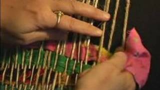 How to Weave on a Frame Loom  How to Make a Rug Pattern on a Frame Loom [upl. by Daub249]