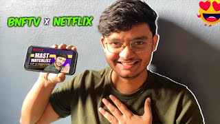 BnfTV X NetflixIndiaOfficial Unexpected Collab 😍 [upl. by Lesirg]