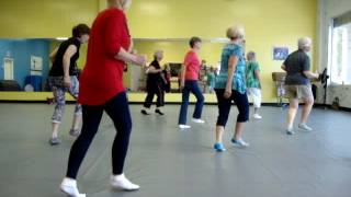 LIL RED BOOK Line Dance to “Hold My Hand” 6 21 2016 Balette Whatley [upl. by Tina]