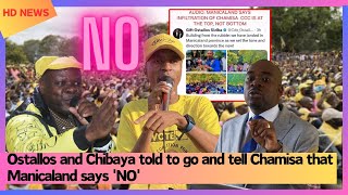 Ostallos and Chibaya told to go and tell Chamisa that Manicaland says NO [upl. by Dnalro905]