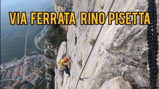 ⛰️VIA FERRATA RINO PISETTA⛰️  E davvero la più difficile dItalia [upl. by Ezeerb]