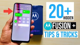 Moto One Fusion Plus Top 20 Hidden Features  Moto one fusion tips and tricks [upl. by Dareece884]