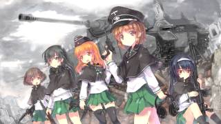 Girls Und Panzer OST Senshadou to wa Joshi toshite no Michi wo Kiwameru Koto demo Arimasu [upl. by Elokcin412]