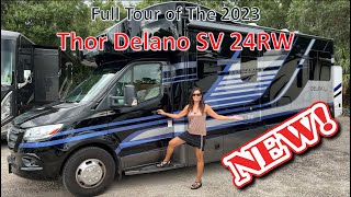 Full Tour Of The NEW 2023 Thor Delano SV 24RW CClass RV [upl. by Acireit]