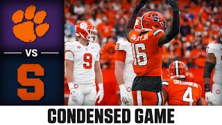 Clemson vs Syracuse Condensed Game  2023 ACC Football [upl. by Mahla883]