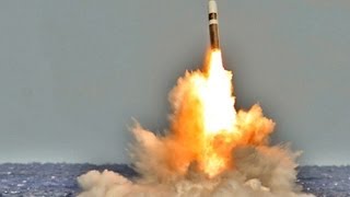 Royal Navy Test Launches Trident II Nuclear SLBM HD [upl. by Marcello]