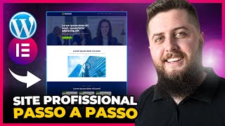 Como Fazer um SITE PROFISSIONAL em 2024 com WordPress  Elementor Grátis [upl. by Joly]