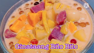 How to cook GINATAANG BILO BILO  GLUTINOUS RICE BALLS Recipe  Easy FILIPINO Dessert [upl. by Ennylhsa]