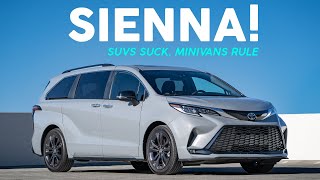 Vans Are Better Than SUVs – 2024 Toyota Sienna XSE Review [upl. by Brooke]