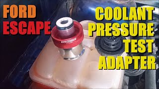 2014 Ford Escape Coolant Test Adapter  OEMTOOLS 27249R [upl. by Deva]