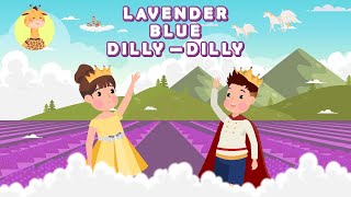 LAVENDERS BLUE DILLY DILLY  SONGS FOR KIDS amp NURSERY RHYMES [upl. by Packston]