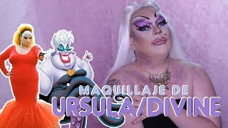 TUTORIAL MAQUILLAJE DRAG QUEEN URSULADIVINE [upl. by Kurt]