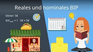 Reales und nominales BIP Bruttoinlandsprodukt einfach erklärt [upl. by Wolbrom]