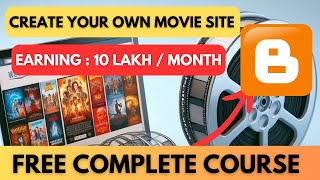 How to Create a Movie Website in Blogger  Step By Step Guide [upl. by Ahiel]