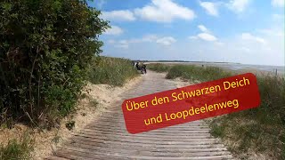 Borkum entdecken auf zwei Rädern 2 Über den Schwarzen Deich und Loopdeelenweg [upl. by Nosrac]