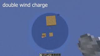 abusing minecrafts new wind charge item [upl. by Meletius845]