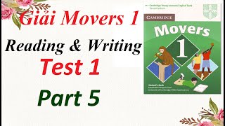 Movers 1 Test 1 part 5 Ms Diễm English [upl. by Bibah]