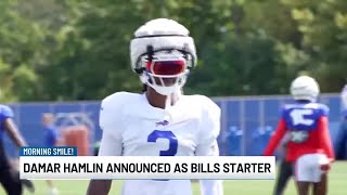 Morning Smile Damar Hamlin announced as Bills starter [upl. by Grefer965]