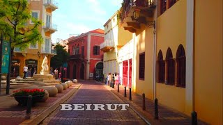 Beirut European Style Houses A Short walk tour Explore Lebanon amp streets of Beirut [upl. by Yrallam]