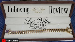 Unboxing 10mm 10k Miami Cuban Link Bracelet from LasVillasJewelry [upl. by Amata541]