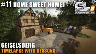 Geiselsberg Timelapse 11Building A New Farm House Farming Simulator 19 Seasons [upl. by Sidhu]