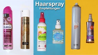 Haarspray Empfehlungen und ein paar Tipps und Tricks [upl. by Itnuahsa]