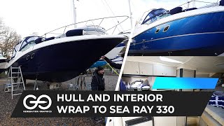 Hull And Interior Wrap To Sea Ray 330 [upl. by Othilie]