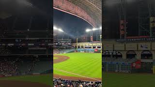 Minute Maid Parks Retractable Roof Unveils Star Wars Day Fireworks [upl. by Aidnac78]