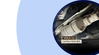 Vols de catalyseurs  une pièce simple à voler qui se vend cher [upl. by Aramad]