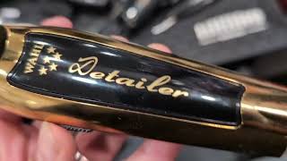 Wahl Professional 5 Star Gold Cordless Detailer Li Trimmer for Professional Barbers Review [upl. by Joette]