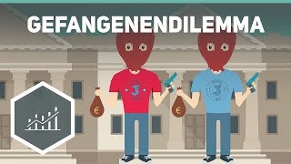 Gefangenendilemma  Spieltheorie Beispiel  Einführung in die Volkswirtschaftslehre [upl. by Anitra]