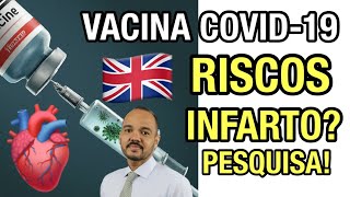 EXISTE ALGUMA LIGAÇÃO ENTRE A VACINA COVID19 E O MAL SÚBITO ESTUDO 🇬🇧 SOBRE INFARTO [upl. by Bohi]