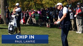 Paul Lawrie CHIPS IN at Medinah  2012 Ryder Cup [upl. by Oam676]