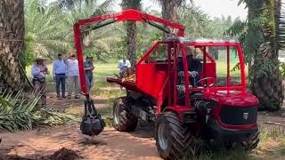 Caron Transporter  Palm Oil with crane [upl. by Danete729]