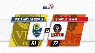 Vevey Riviera Basket vs Lions de Genève  Game Highlights [upl. by Nemajneb109]