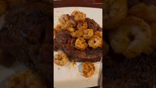 Shrimp and steaks Food music Fyf fyp [upl. by Lolanthe44]