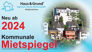 2024 – kommunale Mietspiegel ohne Mitwirkung von Haus amp Grund  Immobilien [upl. by Eirena]