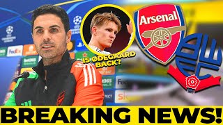 🚨BREAKING ARTETA PREPARES A SURPRISE AGAINST BOLTON NEW CONTRACT AND CRUCIAL UPDATES ON ODEGAARD [upl. by Nonie]