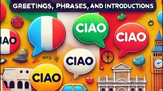 Learn Italian Greetings Phrases and Introductions in Italian  Easy and Simple Italian Lessons [upl. by Enyala]