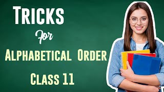 Alphabetical Order Best Tricks [upl. by Nortna676]