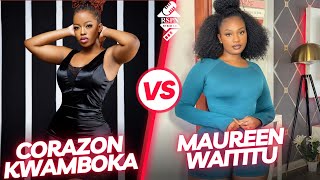 Corazon Kwamboka Vs Maureen Waititu Fashion Clash  Latest Photos YouTube Channel Husband Frankie [upl. by Omura189]