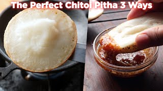 The Perfect Chitoi Pitha Recipe 3 Ways [upl. by Salomo410]