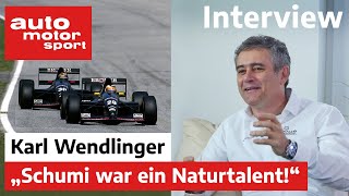 Formel Schmidt Interview mit Karl Wendlinger  auto motor und sport [upl. by Vogele526]