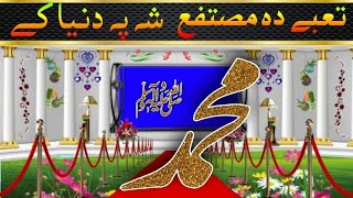 pashto new Hd naat sharif 2024تعبے دہ مصتفع شہ پہ دنیا کے Tabe da Mustafa sha pa dunia knaat [upl. by Bernette692]